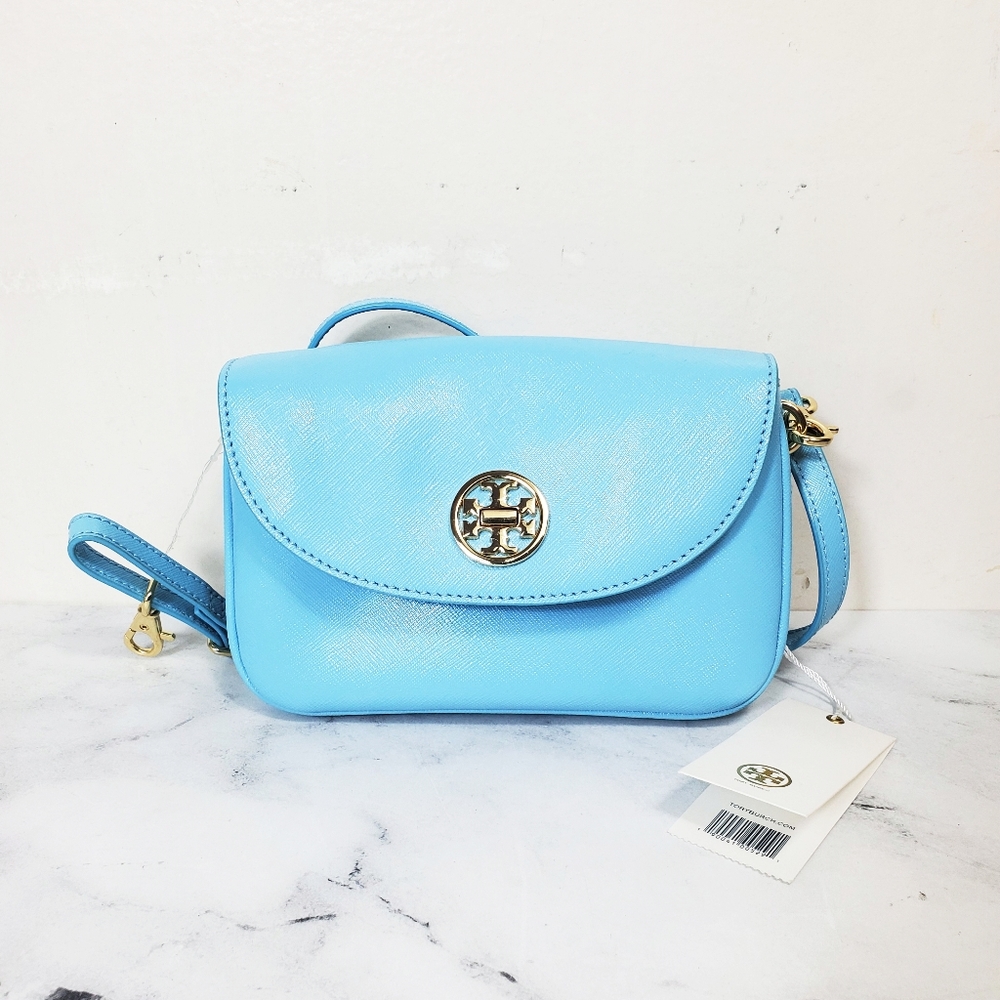 Tory Burch Robinson Morning Sky Crossbody